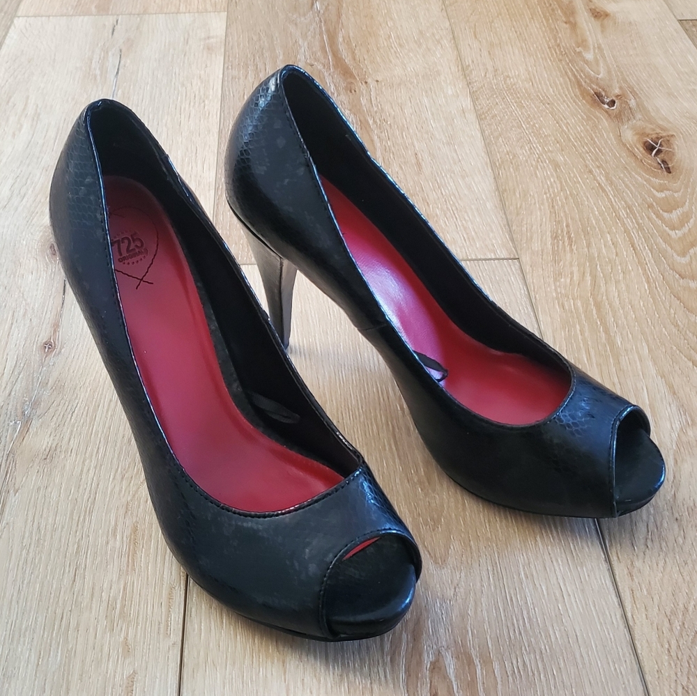 725 Originals Open Toe Heels